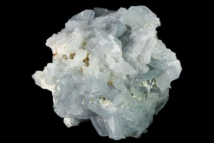 Tabular, Blue Barite Crystal Cluster - Spain #168420